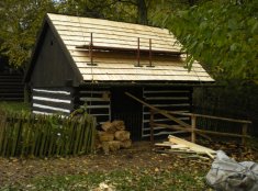 Shingel roofs realisation – The Museum of folk architecture in Kouřim