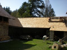 Mill Hamry nad Sázavou – covering by shingels